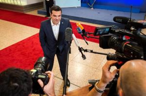 Isn't PM Tsipras just full of smiles? 