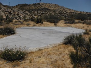 Not sure what's up with this random slab of concrete along the trail...